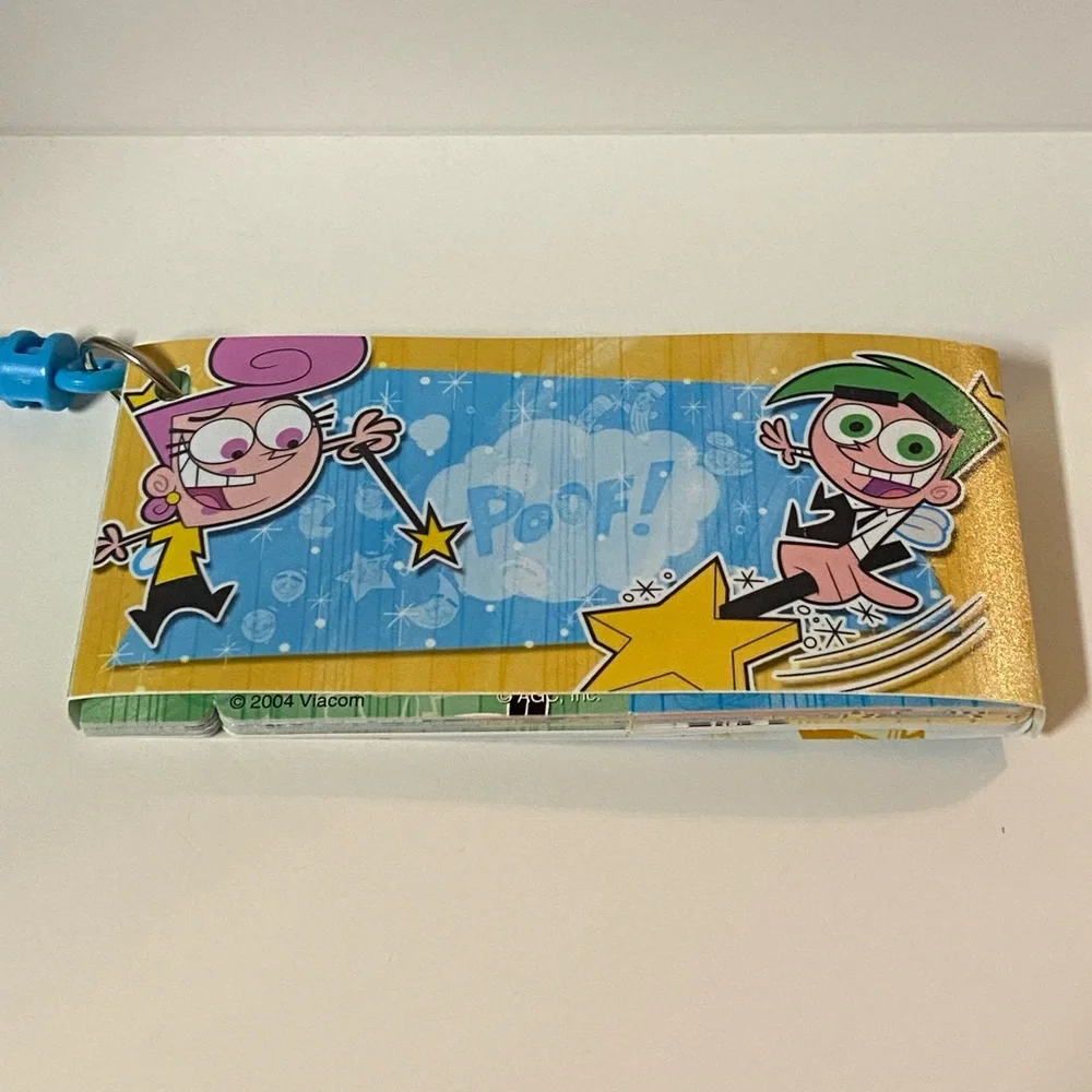 Nickelodeon Nickspressions Cards On The Run The Fairly Odd Parents Y2K Note Clip
